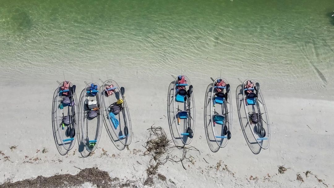 Clear Kayaking Shell Key Preserve Tampa Bay